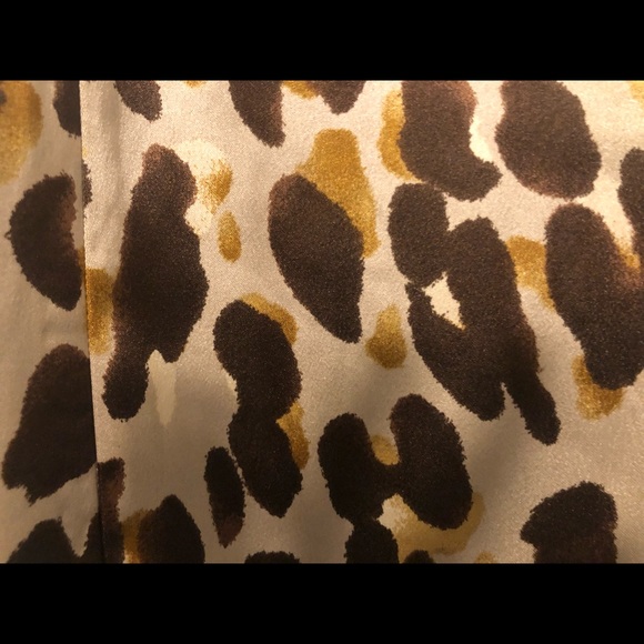(118) Silky Maxi Leopard Slip Dress - Picture 9 of 9